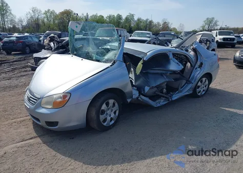 2008 Kia Spectra Ex from USA, damaged, VIN KNAFE122685502183